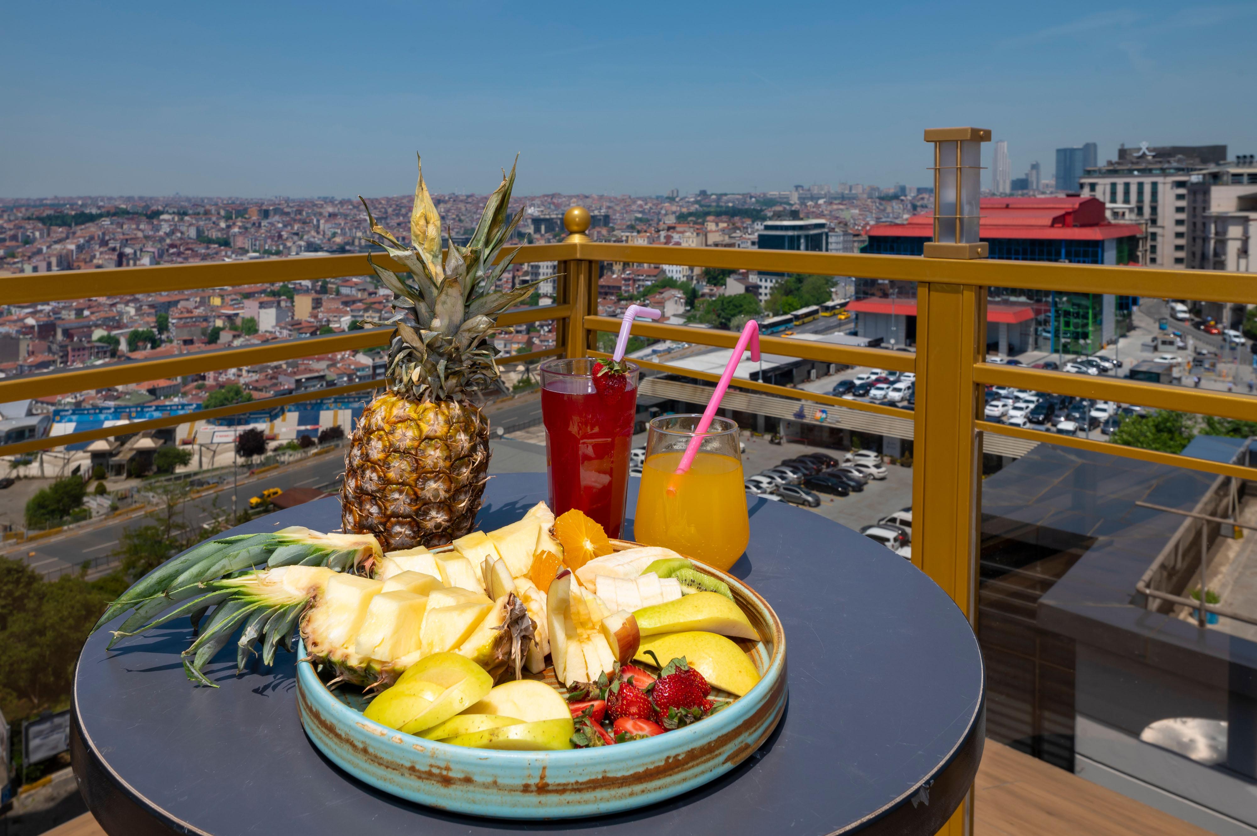 Ramada By Wyndham Istanbul Pera Taksim Hotel Exterior photo The view from the balcony of the hotel